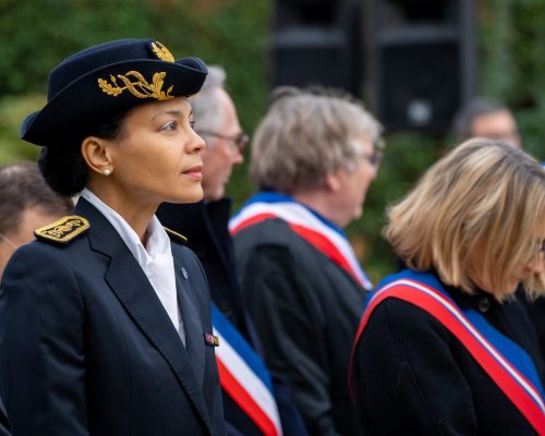 Cérémonie en présence de Madame la Préfète déléguée du 92